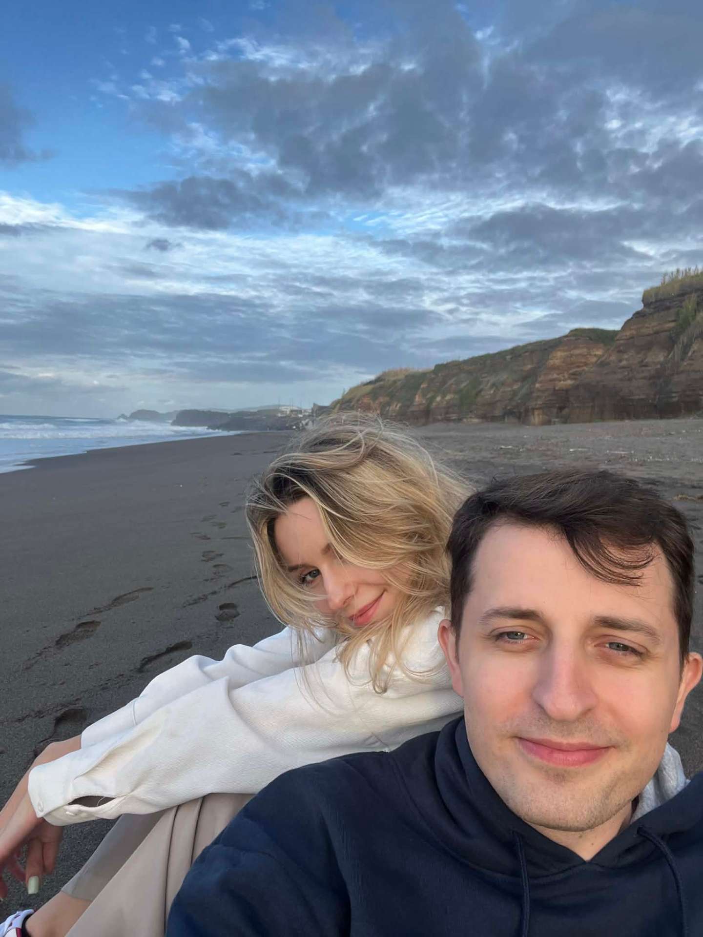 Zofia i Jakub na plaży